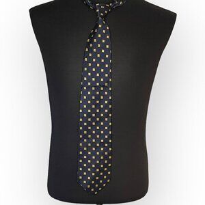 Kenneth Cole Reaction Blue and Yellow Suit Tie